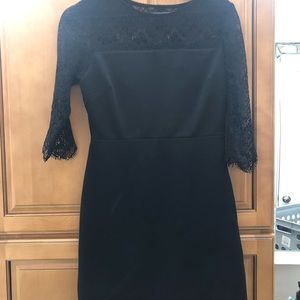 Black express size 6 lace dress.